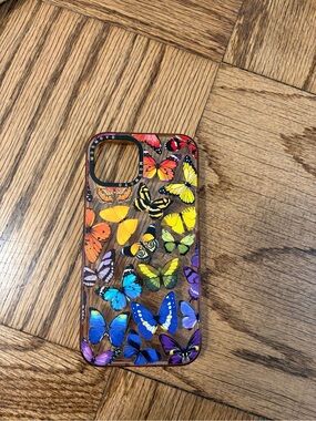 Butterfly Print Phone Case - Multicolor